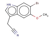 6-BROMO-5-<span class='lighter'>METHOXYINDOLE</span>-3-ACETONITRILE