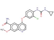 4-[3-CHLORO-4-(CYCLOPROPYL<span class='lighter'>AMINO</span>CARBONYL)<span class='lighter'>AMINO</span>PHENOXY]-7-METHOXY-6-QUINOLINECARBOXAMIDE