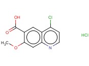 4-CHLORO-7-METHOXYQUINOLINE-6-CARBOXYLIC ACID HYDROCHLORIDE