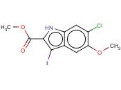 METHYL 6-CHLORO-3-IODO-5-METHOXY-1H-INDOLE-2-CARBOXYLATE