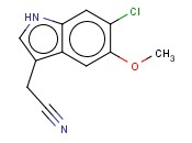 6-CHLORO-5-<span class='lighter'>METHOXYINDOLE</span>-3-ACETONITRILE