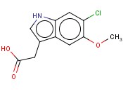 6-CHLORO-5-<span class='lighter'>METHOXYINDOLE</span>-3-ACETIC ACID