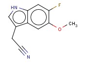 6-FLUORO-5-<span class='lighter'>METHOXYINDOLE</span>-3-ACETONITRILE
