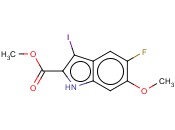 METHYL 5-FLUORO-3-IODO-6-METHOXY-1H-INDOLE-2-CARBOXYLATE