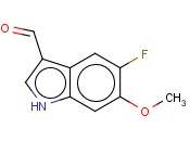 5-FLUORO-6-<span class='lighter'>METHOXYINDOLE</span>-3-CARBOXALDEHYDE