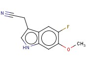 5-FLUORO-6-<span class='lighter'>METHOXYINDOLE</span>-3-ACETONITRILE