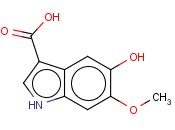 5-HYDROXY-6-<span class='lighter'>METHOXYINDOLE</span>-CARBOXYLIC ACID