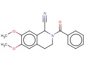 2-苯甲酰-1-<span class='lighter'>氰</span>-6,7-二甲氧基-1,2,3,4-四水异<span class='lighter'>喹啉</span>