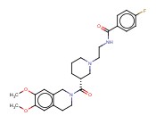 N-(2-[(3R)-3-[(6,7-DIMETHOXY-1,2,3,4-TETRAHYDROISOQUINOLIN-2-YL)CARBONYL]PIPERIDIN-1-YL]ETHYL)-4-FLUOROBENZAMIDE