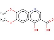 4-<span class='lighter'>HYDROXY-6,7-DIMETHOXYQUINOLINE-3-CARBOXYLIC</span> ACID