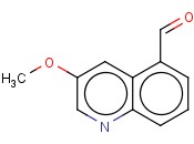 3-METHOXY-5-<span class='lighter'>QUINOLINECARBOXALDEHYDE</span>