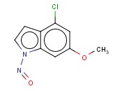 NITROSATED4-CHLORO-6-<span class='lighter'>METHOXYINDOLE</span>