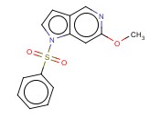 1-(PHENYLSULPHONYL)-6-METHOXY-5-<span class='lighter'>AZAINDOLE</span>