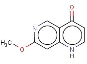 7-METHOXY-1H-<span class='lighter'>1,6</span>-NAPHTHYRIDIN-4-ONE