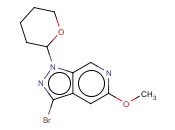3-BROMO-1-(TETRAHYDRO-2H-PYRAN-2-YL)-5-METHOXY-1H-PYRAZOLO[3,4-C]PYRIDINE