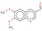6,7-DIMETHOXY-3-<span class='lighter'>QUINOLINECARBOXALDEHYDE</span>