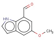 5-<span class='lighter'>METHOXYINDOLE</span>-7-CARBOXALDEHYDE