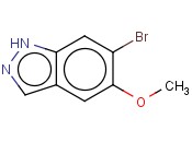 6-BROMO-5-<span class='lighter'>METHOXY</span>-1H-INDAZOLE