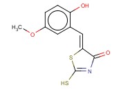 (5Z)-5-(2-HYDROXY-5-METHOXYBENZYLIDENE)-2-THIOXO-1,3-THIAZOLIDIN-4-ONE