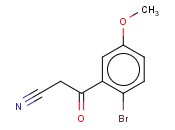 3-(2-溴-5-<span class='lighter'>甲</span>氧基<span class='lighter'>苯基</span>)-3-<span class='lighter'>氧</span>丙腈