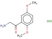 2-<span class='lighter'>氨基</span>-1-(2,5-<span class='lighter'>二</span>甲氧基苯基)乙酮<span class='lighter'>盐酸盐</span>