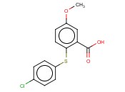2-(4-CHLOROPHENYLTHIO)-5-METHOXYBENZOIC ACID