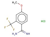 4-METHOXY-2-(TRIFLUOROMETHYL)BENZAMIDINE HYDROCHLORIDE