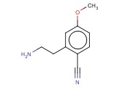 2-(2-AMINOETHYL)-<span class='lighter'>4-METHOXYBENZONITRILE</span>