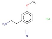 2-(2-AMINOETHYL)-<span class='lighter'>4-METHOXYBENZONITRILE</span> HYDROCHLORIDE