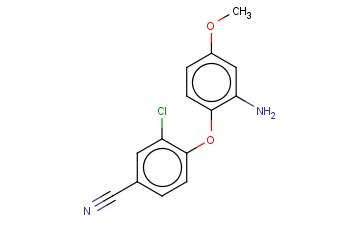 4-(2-AMINO-4-METHOXYPHENOXY)-3-CHLOROBENZONITRILE