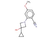 2-(3-CYCLOPROPYL-3-HYDROXYAZETIDIN-1-YL)-<span class='lighter'>4-METHOXYBENZONITRILE</span>