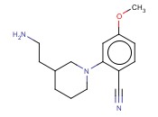 2-[3-(2-AMINOETHYL)PIPERIDIN-1-YL]-<span class='lighter'>4-METHOXYBENZONITRILE</span>