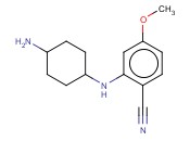 2-[(4-AMINOCYCLOHEXYL)AMINO]-<span class='lighter'>4-METHOXYBENZONITRILE</span>