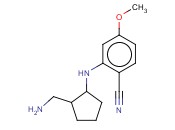 2-([2-(AMINOMETHYL)CYCLOPENTYL]AMINO)-<span class='lighter'>4-METHOXYBENZONITRILE</span>