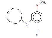 2-(CYCLOOCTYLAMINO)-<span class='lighter'>4-METHOXYBENZONITRILE</span>