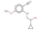 2-[(2-CYCLOPROPYL-2-HYDROXYETHYL)AMINO]-<span class='lighter'>4-METHOXYBENZONITRILE</span>