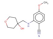 2-([(4-HYDROXYOXAN-4-YL)METHYL]AMINO)-<span class='lighter'>4-METHOXYBENZONITRILE</span>