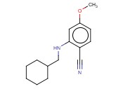 2-[(CYCLOHEXYLMETHYL)AMINO]-<span class='lighter'>4-METHOXYBENZONITRILE</span>