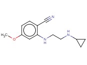 2-([2-(CYCLOPROPYLAMINO)ETHYL]AMINO)-<span class='lighter'>4-METHOXYBENZONITRILE</span>