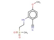 2-[(2-METHANESULFONYLETHYL)AMINO]-<span class='lighter'>4-METHOXYBENZONITRILE</span>