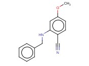 2-(BENZYLAMINO)-<span class='lighter'>4-METHOXYBENZONITRILE</span>