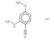 2-HYDRAZINYL-4-<span class='lighter'>METHOXYBENZONITRILE</span> HYDROCHLORIDE