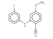 2-[(3-FLUOROPHENYL)AMINO]-<span class='lighter'>4-METHOXYBENZONITRILE</span>