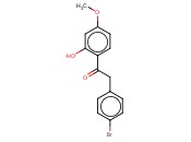 2-(4-溴<span class='lighter'>苯基</span>)-1-(2-羟基-4-<span class='lighter'>甲</span><span class='lighter'>氧</span><span class='lighter'>苯基</span>)乙酮