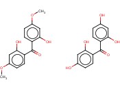 2,2'4,4'-TETRAHYDROXYBENZOPHENONE AND 2,2'-DIHYDROXY-4,4'-DIMETHOXYBENZOPHENONE