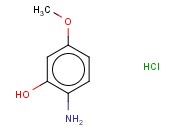 2-<span class='lighter'>氨基</span>-5-甲氧基苯酚<span class='lighter'>盐酸盐</span>