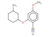 2-[(3-AMINOCYCLOHEXYL)OXY]-<span class='lighter'>4-METHOXYBENZONITRILE</span>