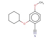 2-(CYCLOHEXYLOXY)-<span class='lighter'>4-METHOXYBENZONITRILE</span>
