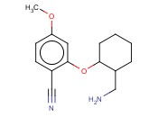 2-([2-(AMINOMETHYL)CYCLOHEXYL]OXY)-<span class='lighter'>4-METHOXYBENZONITRILE</span>