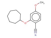 2-(CYCLOHEPTYLOXY)-<span class='lighter'>4-METHOXYBENZONITRILE</span>
